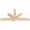 Ekena Millwork Redmond Smooth Timber Gable Bracket, Douglas Fir, 84"W x 45"H x 5 1/2"D x 5 1/2"F, 13/12 Pitch GBW084X45X0606RED00SDF - alternate 3